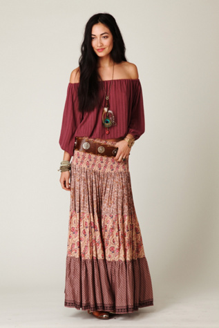 Pointelle Peasant Top