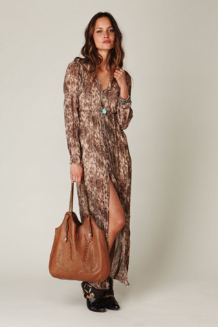 Dreamtime Leopard Maxi Dress