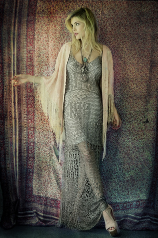 FP Spun Dreams of Crochet Dress
