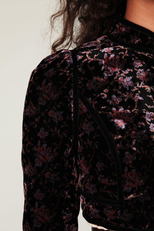 Cropped Velvet Jacket
