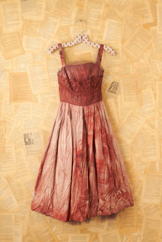 Vintage Hand Dyed 1950s Dress