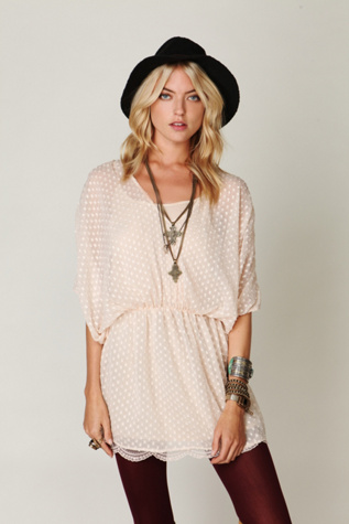 Sheer Dots Tunic