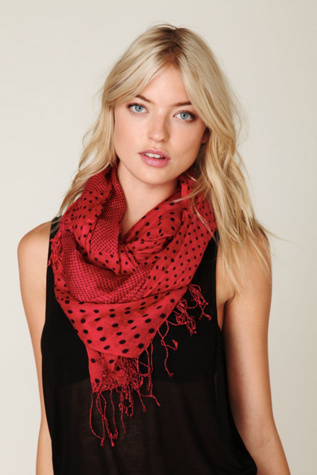 Francesca Dot Print Scarf