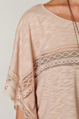 Intersections in Lace Tee