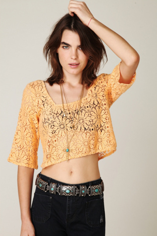 French Janis Crop Top