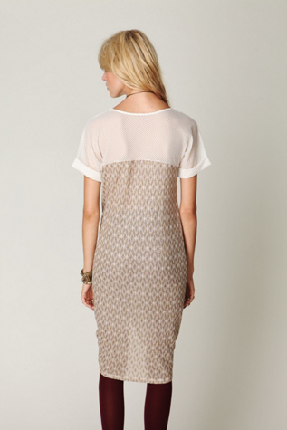 Tribal Gold Short Sleeve Dress