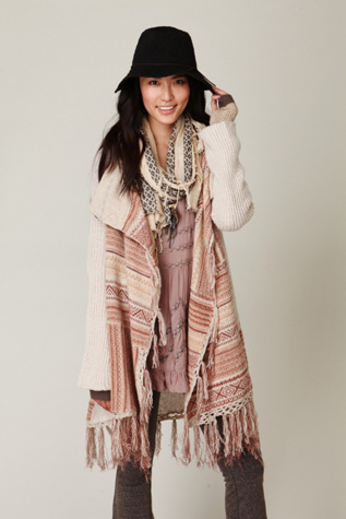 Fringe Wrap Cardigan