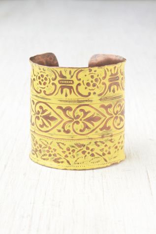 Engraved River Cuff
