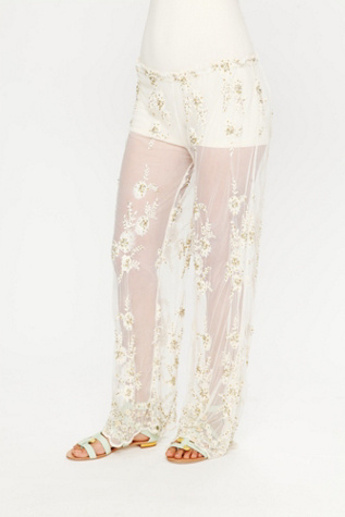 Embellished Lace Pant