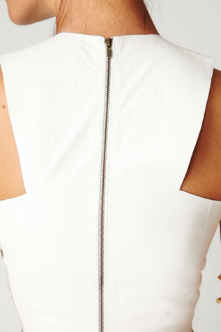 Leather Crop Top