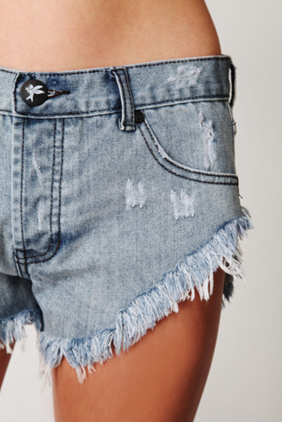 Denim Cutoff Short