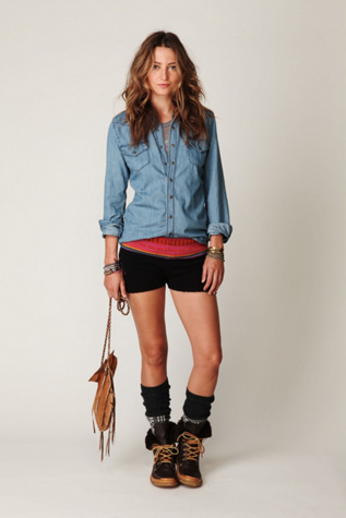Alpaca Sweater Shorts