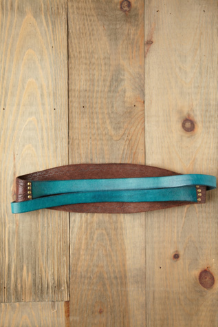 Chocolate / Turquoise