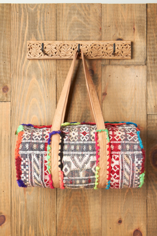 Trimmed Tapestry Duffle
