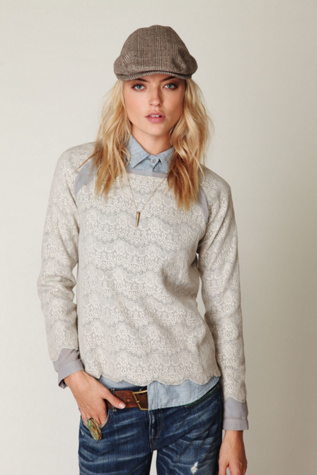 Lace Pullover