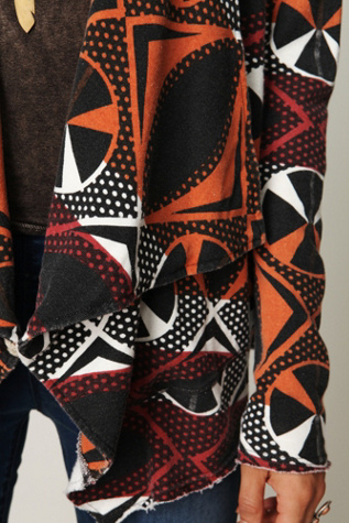 Ikat Printed Sweatshirt