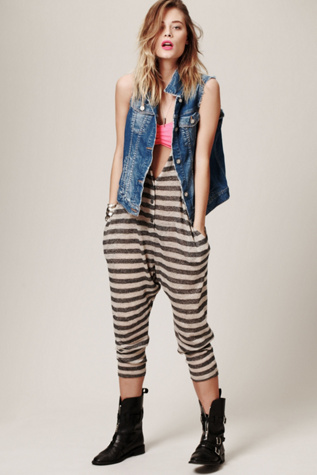 Linen Striped Romper
