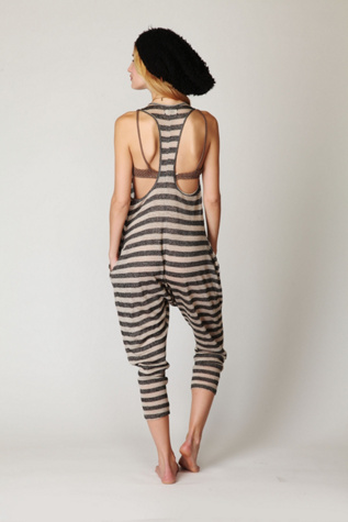 Linen Striped Romper