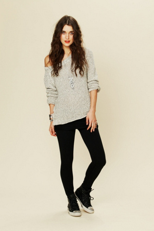 Foldover Skinny Fleece Pant