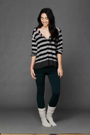 Foldover Skinny Fleece Pant