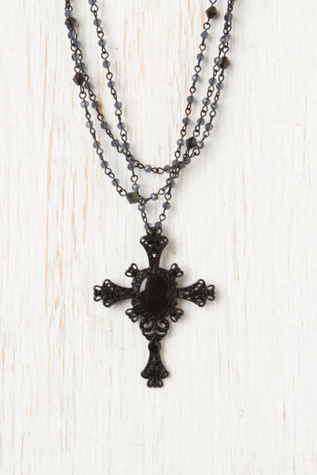 Rosary Cross Necklace