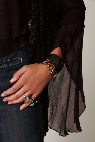 FP New Romantics Bell Sleeve Chiffon Top