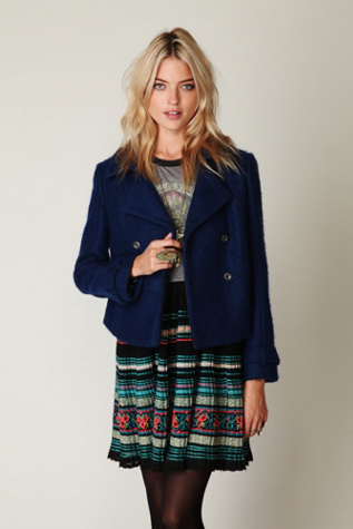 Royal Blue Peacoat