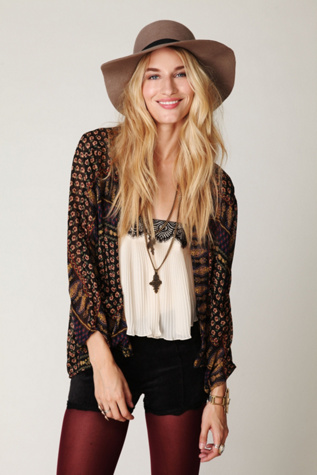 Paisley Printed Kimono