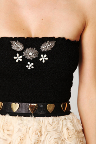 FP ONE Smocked Beaded Bandeau