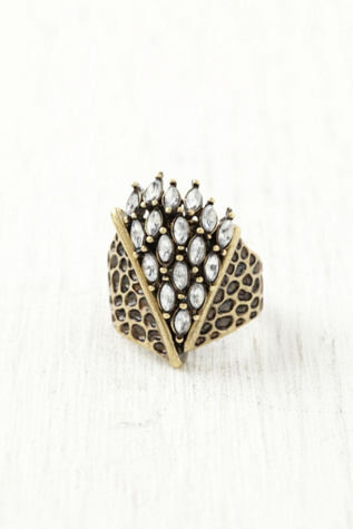 Rhinestone Spray Ring