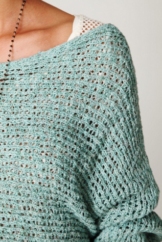 Speckle Ribbed Pullover