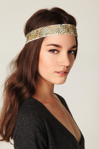 Embroidered in Floral Headband