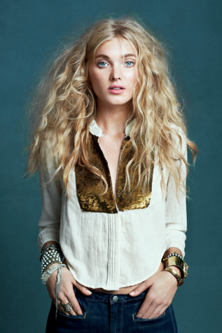 FP New Romantics Sequin Button Down