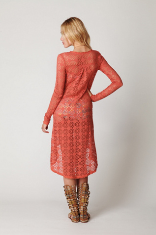 Crochet Love Long Sleeve Cardi