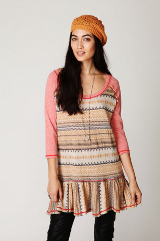 Fairisle Babydoll Top