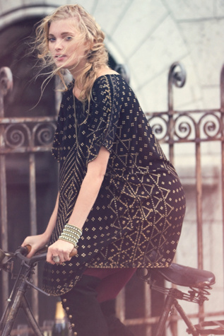 FP New Romantics Mesh Poncho