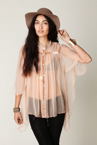 FP New Romantics Chiffon Capelet