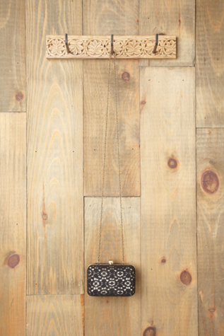 Black Crochet with Brass