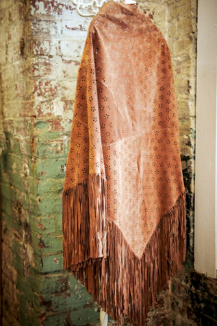 Age of Fringe Suede Scarf