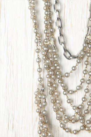 Wrapped in Pearls Bib