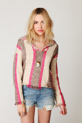 Stripe Baja Pullover