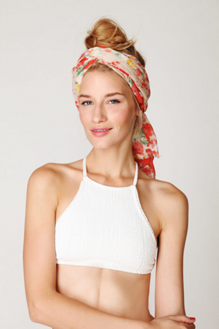 High Neck Textured Top