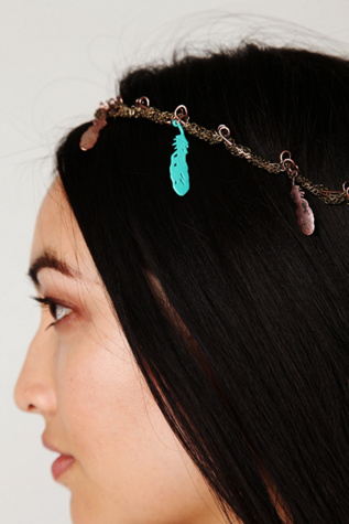 Edie Feather Headpiece