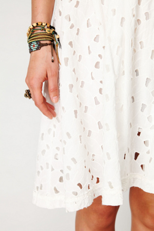 FP New Romantics Eyelet Field Day Skirt