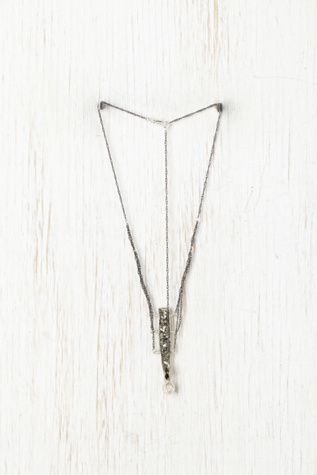 Pyrite Dagger Necklace