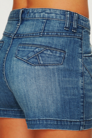 High Waisted Seamed Chloe Short