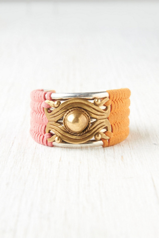 Macrame & Metal Cuff