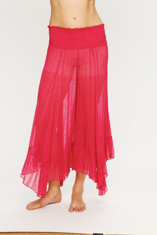 Embroidered Chiffon Gaucho