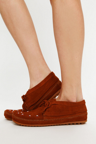 Beaded Ankle Moccasin