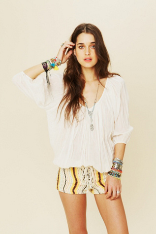 FP ONE City Peasant Blouse